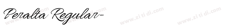 Peralta Regular字体转换 Peralta Regular字体转换